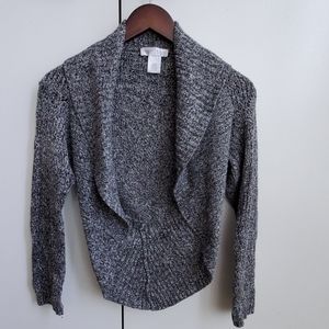 3/$15 Knit gray shrug sweater S